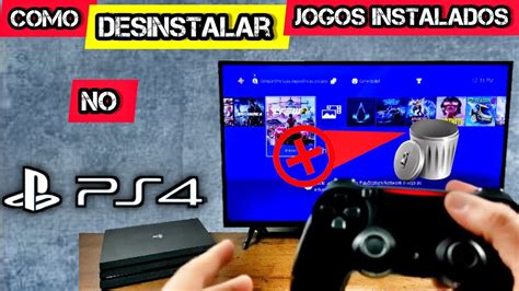 Como excluir um jogo no PS4 